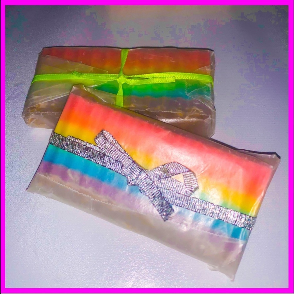 Handmade VBG Fruit Punch Rainbow Unicorn Organic Oatmeal Soap PRICE FIRM - Picture 7 of 9